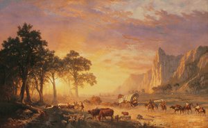Szlak Oregoński autorstwa Albert Bierstadt