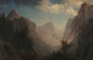Widok w dolinie Yosemite autorstwa Albert Bierstadt