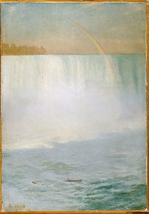 Wodospad i Tęcza, Niagara autorstwa Albert Bierstadt