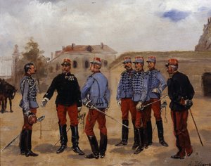 Łowcy Afryki autorstwa Albert Bligny
