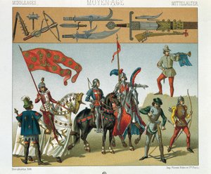 Ilustracja z Historycznych strojów Auguste