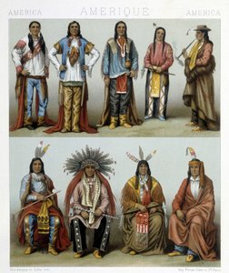 Ilustracja w „Strój historyczny” Racinet autorstwa Albert Charles August Racinet