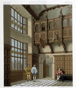 Stroje weneckie z XVII wieku. Ilustracja w „Strój historyczny” Racquet autorstwa Albert Charles August Racinet
