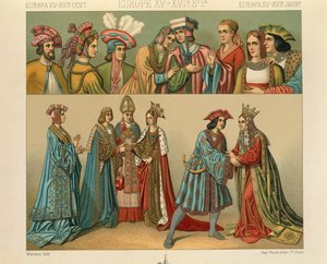 „Le Costume Historique” (Cała historia kostiumów) Auguste Racinet, tom IV autorstwa Albert Charles August Racinet