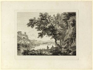 Jezioro Nemi autorstwa Albert Christoph Dies
