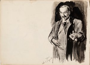 Asher Wertheimer według Johna S. Sargenta autorstwa Albert Edelfelt