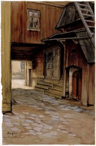 Dom w Porvoo autorstwa Albert Edelfelt