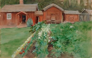 Domek Karlssona autorstwa Albert Edelfelt