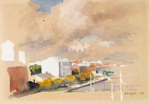 Krajobraz autorstwa Albert Edelfelt