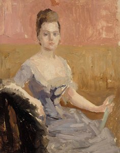 Studium portretowe hrabiny Augusty Lewenhaupt autorstwa Albert Edelfelt