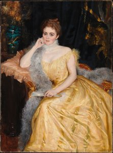 Portret pani Alice von Haartman autorstwa Albert Edelfelt