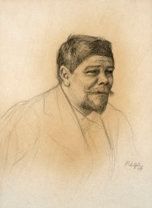 Portret rzeźbiarza Roberta Stigella autorstwa Albert Edelfelt