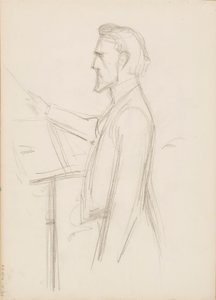 Robert Kajanus, szkic do portretu