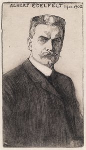 Autoportret autorstwa Albert Edelfelt