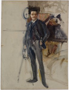 Niedokończony autoportret autorstwa Albert Edelfelt