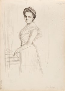 Camille Vallery-Radot, szkic do portretu autorstwa Albert Edelfelt