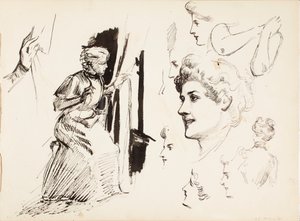 Bez tytułu autorstwa Albert Edelfelt