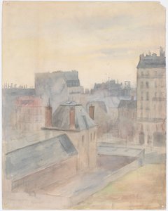 Widok z domu artysty w Paryżu autorstwa Albert Edelfelt