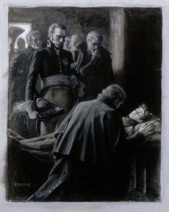 Wilhelm von Schwerin, ilustracja do książki „Finlandia w XIX wieku” autorstwa Albert Edelfelt