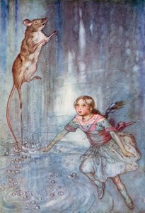 Ilustracja do Alicji w Krainie Czarów (litografia kolorowa)