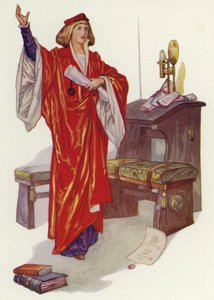 Szekspir: Kupiec wenecki (litografia kolorowa) autorstwa Albert Edward Jackson