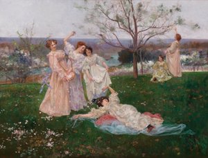 Wiosenne kwiaty, ok.1897 autorstwa Albert Emile Artigue