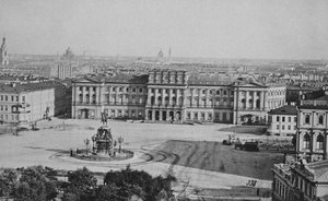 Pałac Maryjski Pałac Marii na placu św. Izaaka w Petersburgu, lata 70. XIX wieku autorstwa Albert Felisch
