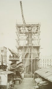 Montaż Statuy Wolności, 1883 autorstwa Albert Fernique