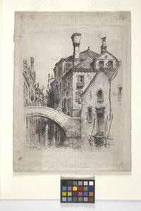Rio Della Senza, Wenecja (akwaforta)