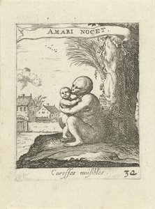 Aap w naturze Moraliserende liefdesemblemen (tytuł serii) Motto i emblematy miłości moralizują (tytuł serii) autorstwa Albert Flamen