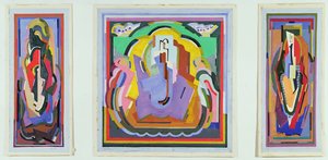 Studium do tryptyku autorstwa Albert Gleizes