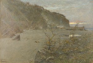Jesień w Clovelly autorstwa Albert Goodwin