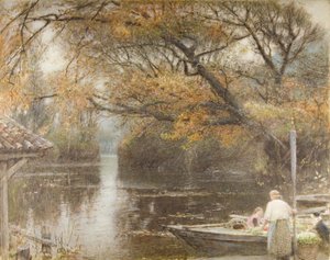 Jesienny blask autorstwa Albert Goodwin
