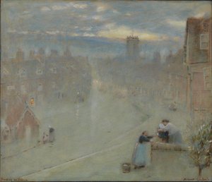 Bewdley na Severn autorstwa Albert Goodwin
