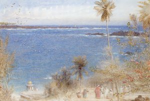 Wyspa Cejlonów, 1905 (wc na papierze) autorstwa Albert Goodwin