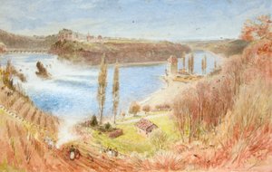 Wodospady Renu autorstwa Albert Goodwin