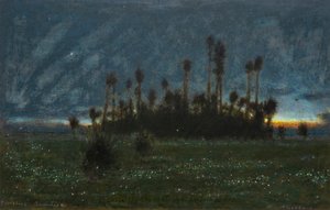 Świetliki, Jamajka (akwarela z akwarelą) autorstwa Albert Goodwin
