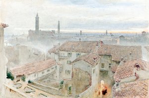 Florencja autorstwa Albert Goodwin