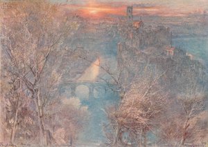 Fryburg, Szwajcaria: Wschód słońca, 1900, 1923