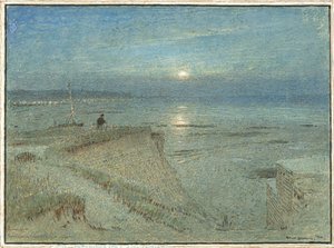 Galley Hill, The Vanishing Coastline, Bexhill autorstwa Albert Goodwin