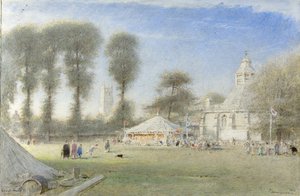Glastonbury autorstwa Albert Goodwin