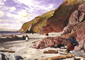 Lynmouth, Devon, historia wraku autorstwa Albert Goodwin