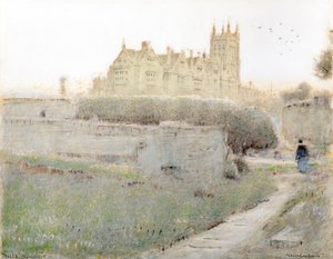 Mells, Somerset autorstwa Albert Goodwin