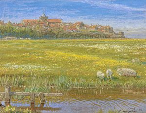 Żyto autorstwa Albert Goodwin