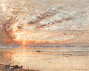 Miasto w morzu autorstwa Albert Goodwin