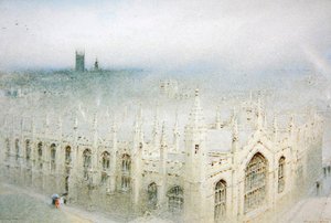 The Rain from Heaven, All Souls, Oxford autorstwa Albert Goodwin