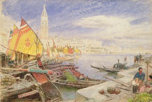 Wenecja, 1893 autorstwa Albert Goodwin