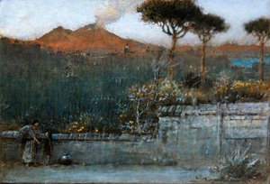 Wezuwiusz autorstwa Albert Goodwin