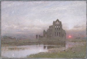 Opactwo Whitby autorstwa Albert Goodwin