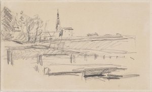 Kronborg widziany z zachodu autorstwa Albert Gottschalk